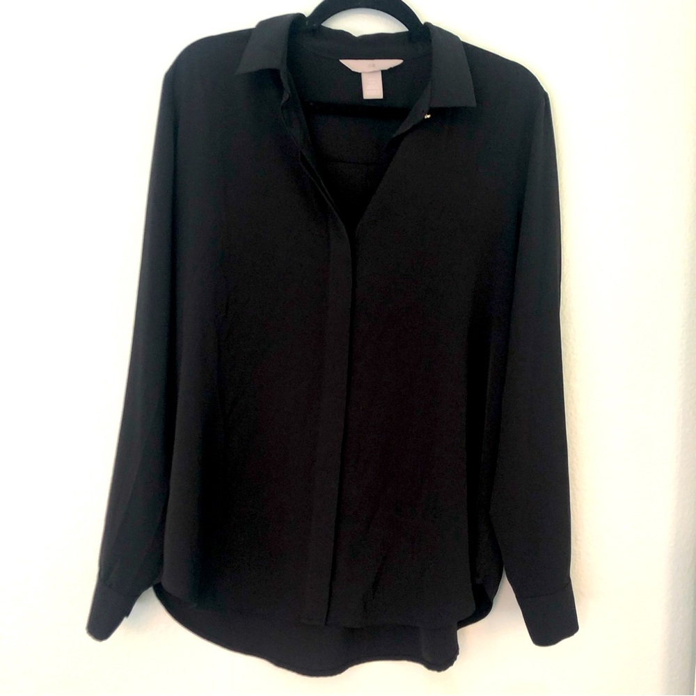 Black colored shirt
